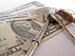 S is for Staycation 1 House keys on Money