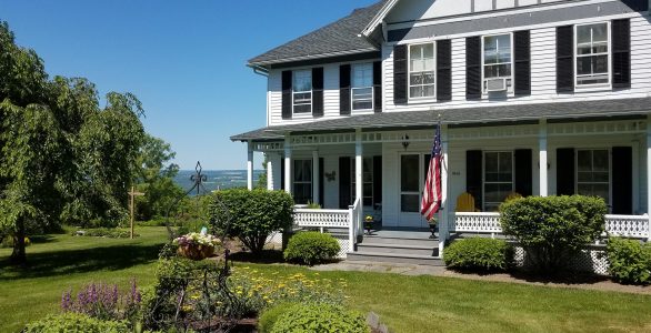 Fox and Grapes Inn NY Façade of Finger Lakes Inn for sale